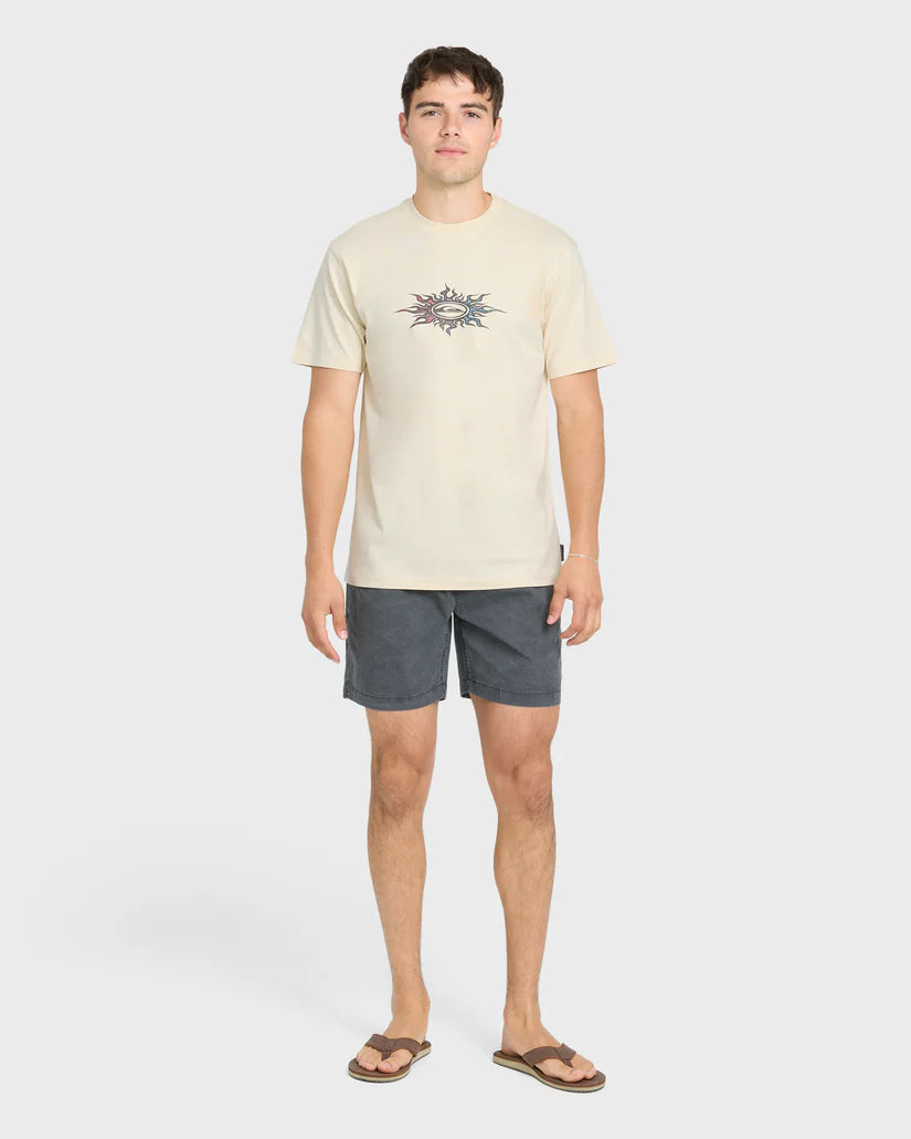 Quiksilver Blazing Short Sleeve Knit Tee Bone White