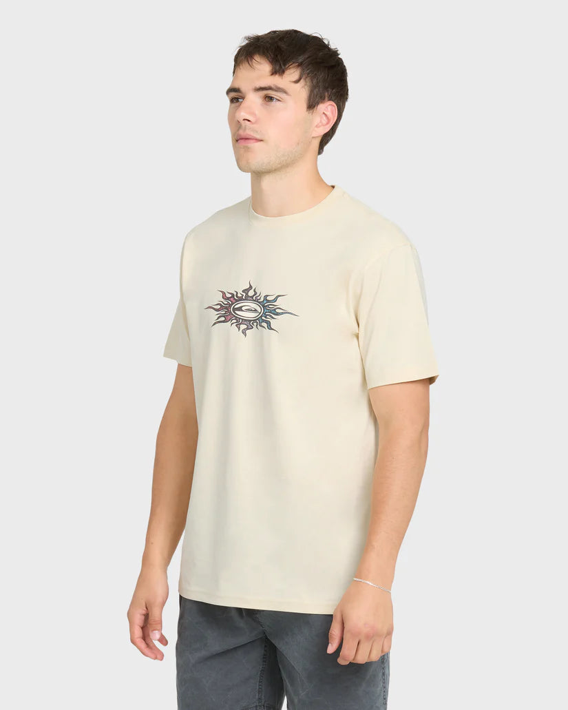 Quiksilver Blazing Short Sleeve Knit Tee Bone White