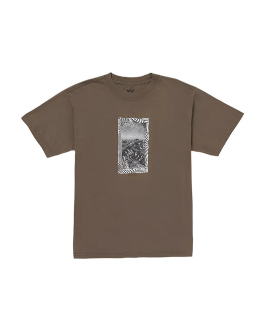 Volcom Men's Japan By Bryan Iguchi Valley Short Sleeve Tee Dark Earth