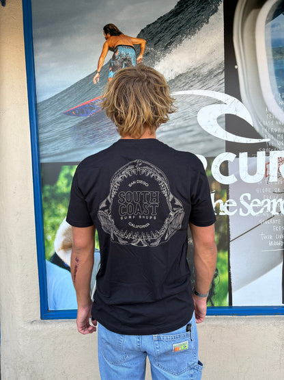 South Coast Mens Teeth tee Black