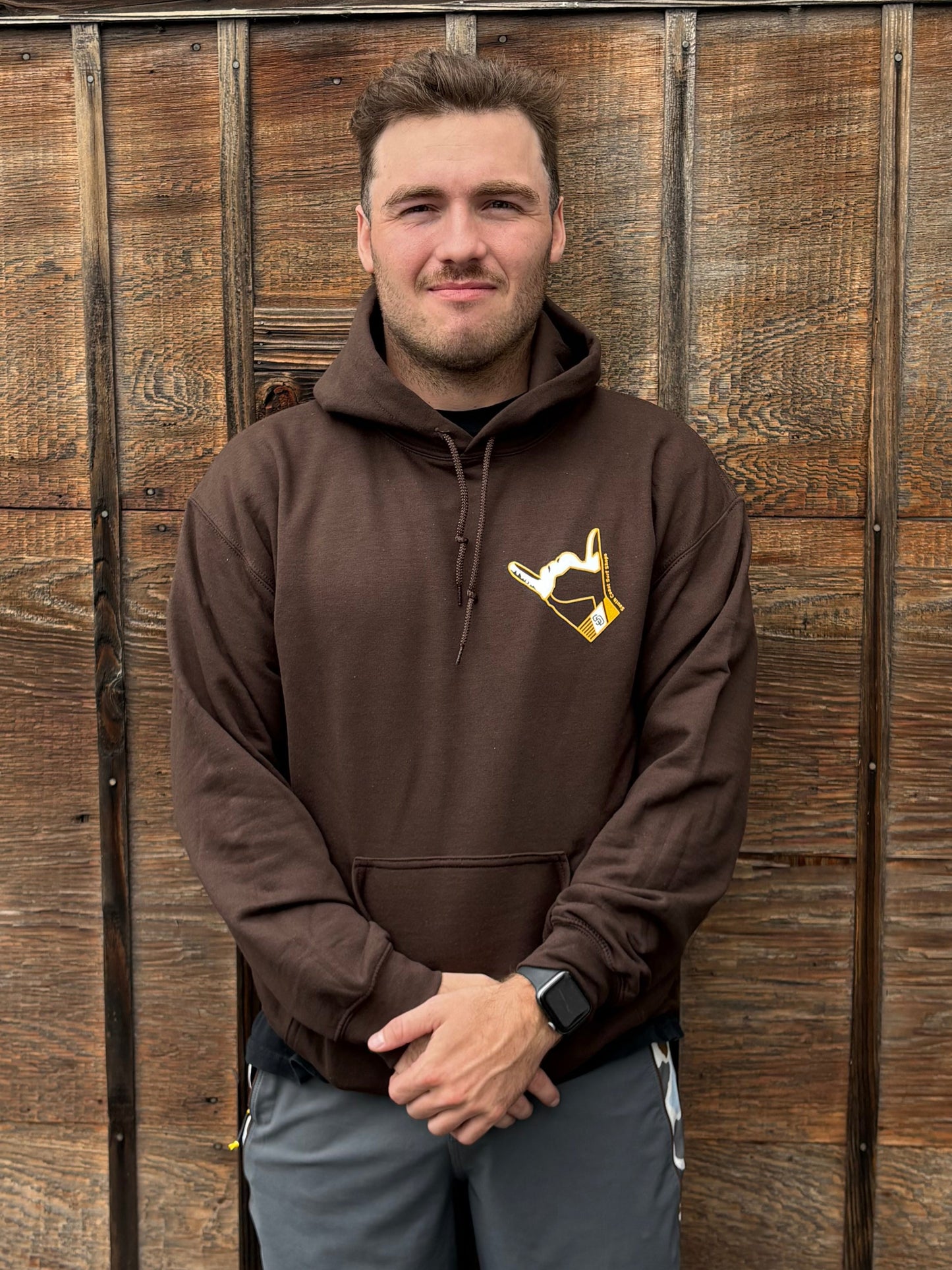 South Coast Adult SC Shaka Hoodie Brown