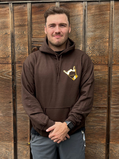South Coast Adult SC Shaka Hoodie Brown