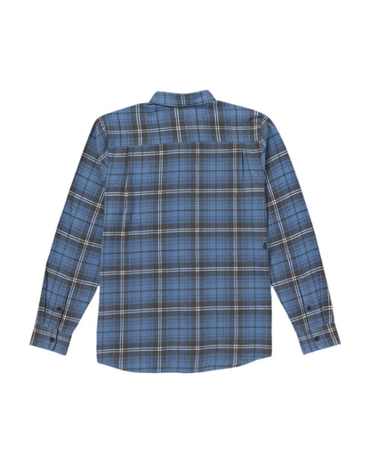 Volcom Caden Plaid Long Sleeve Shirt Blueberry