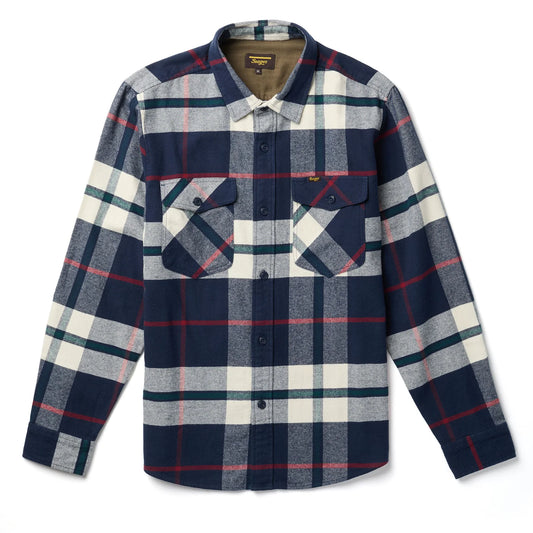 Seager Calico Flannel Navy Big Plaid
