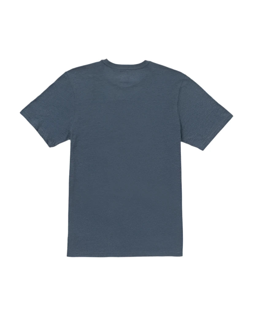 Volcom Men's Calinice Time Short Sleeve Tee Navy Heather