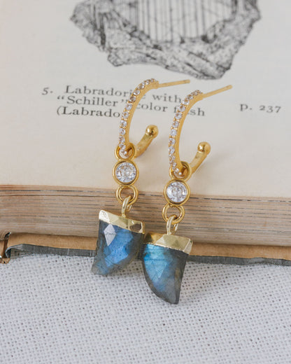 Castaway Charm Hoops