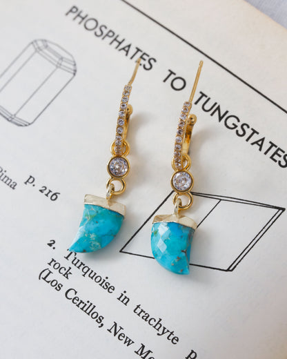 Castaway Charm Hoops