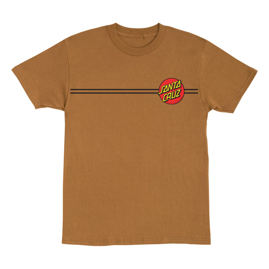 Santa Cruz Classic Dot Tee Brown Sugar