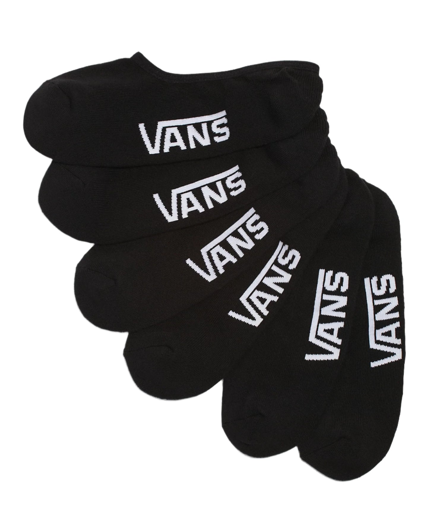 Vans Classic Super No Show 3 Pack Sock Black
