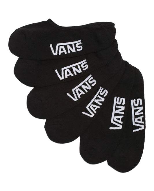 Vans Classic Super No Show 3 Pack Sock Black