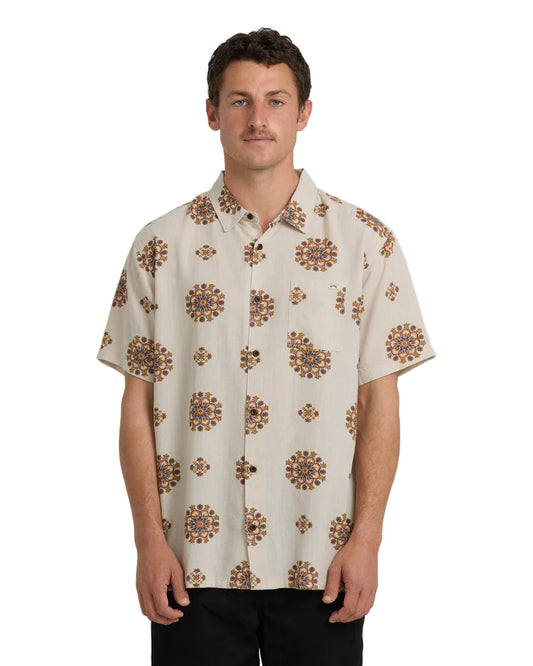 Billabong Cordoba Short Sleeve Shirt Cream