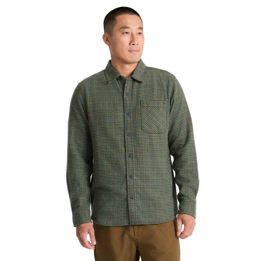 Roark Crossroads Organic Cotton Flannel Dark Forest