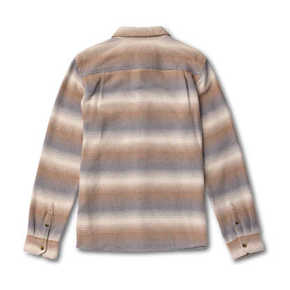 Roark Crossroads Organic Cotton Flannel Stripe Bone
