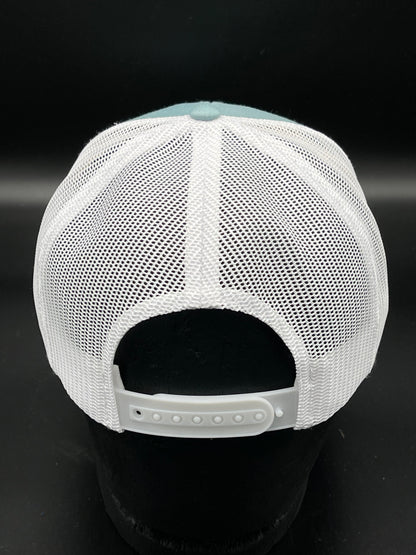 South Coast Adult Cross Logo Trucker Hat Smoke-White