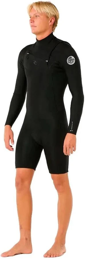 Rip Curl Dawn Patrol 2/2mm Long Sleeve Springsuit Black – Side View