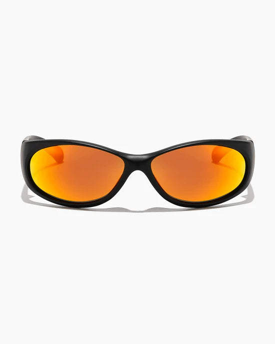 Ritual Vision Demon Speed Matte Black / Reflective Orange Polarized Sunglasses