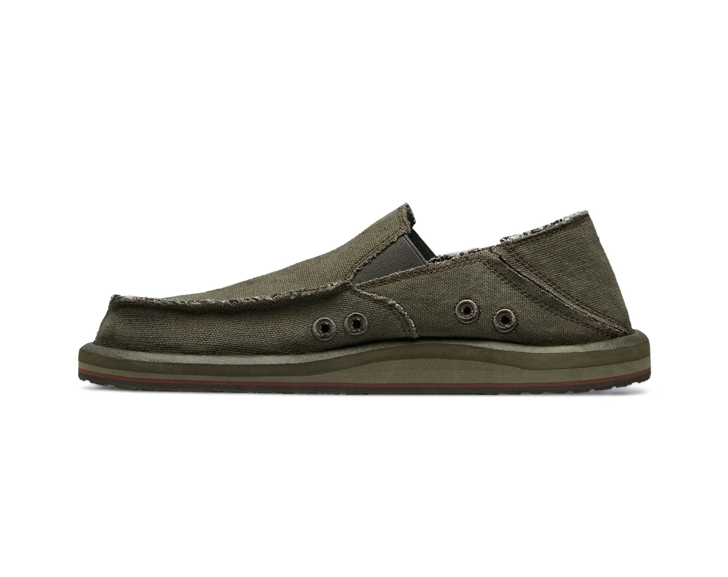 Sanuk Men's Donny Hemp Shoes Army