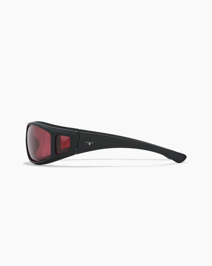 Ritual Vision Dragster Matte Black / Rust Polarized Sunglasses