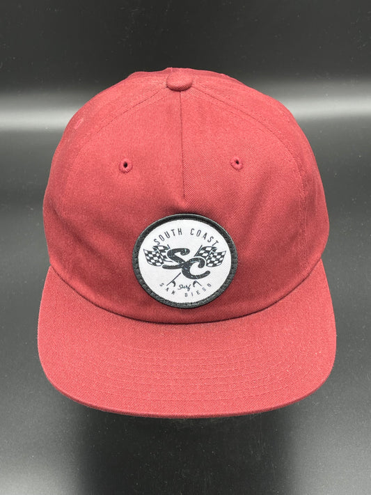South Coast Unisex Rat Rod Dad Hat Maroon