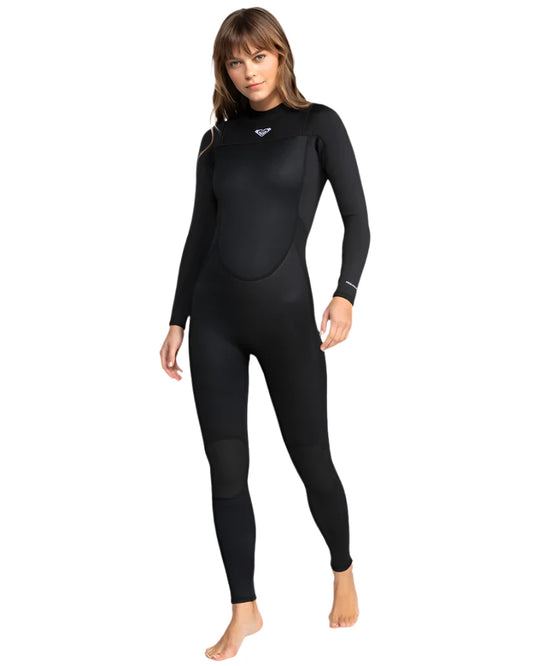 Roxy Women's 3/2mm Prologue Back-Zip Wetsuit Black