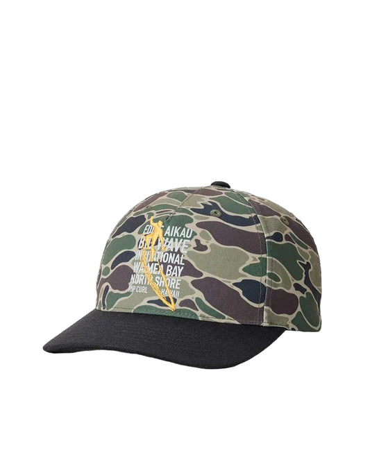 Rip Curl Eddie Would Go Snapback Cap 25' Camo