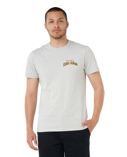 Rip Curl Eddie Would Go Poster Art Tee Silver