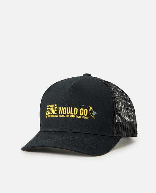 Rip Curl Mens Eddie Would Go Trucker Hat Black