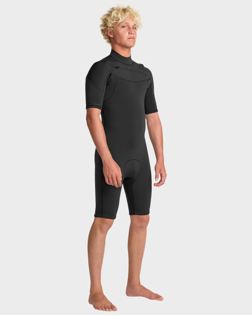 Quiksilver Men's Everyday Sessions Chest Zip 2/2MM Springsuit Black