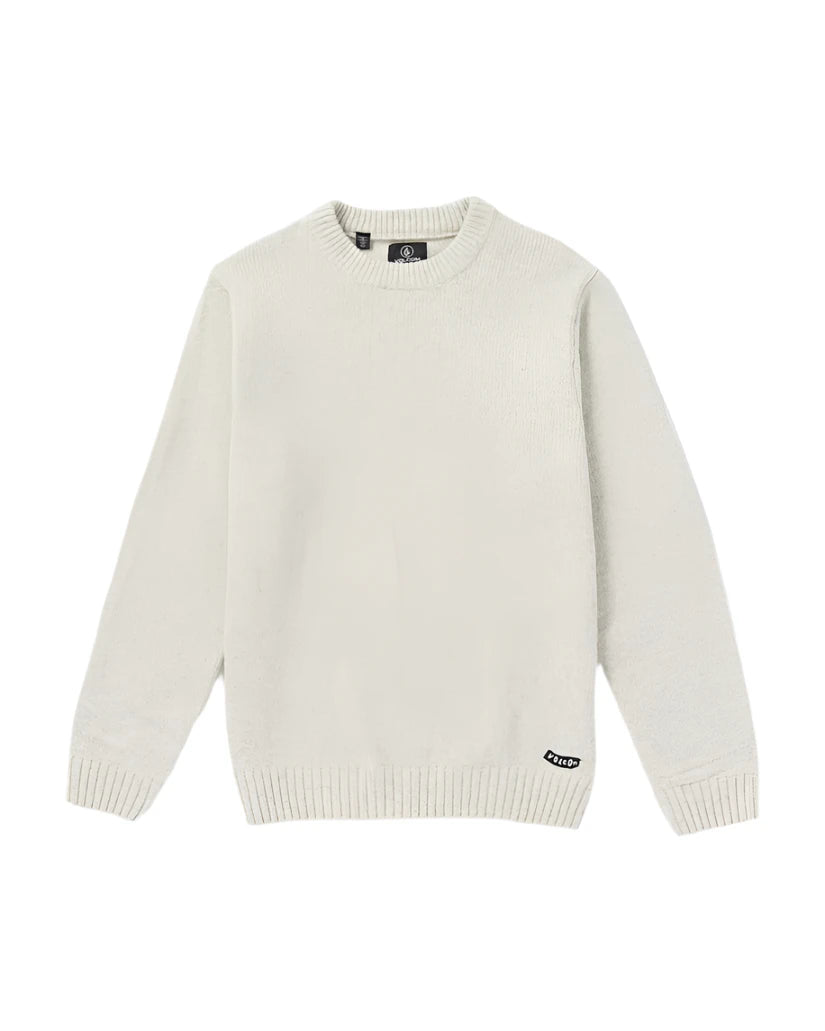 Volcom Men's Edmonder II Sweater Dirty White