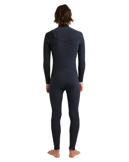 Quiksilver Everyday Sessions 3/2mm Chest Zip Wetsuit Black – Back View