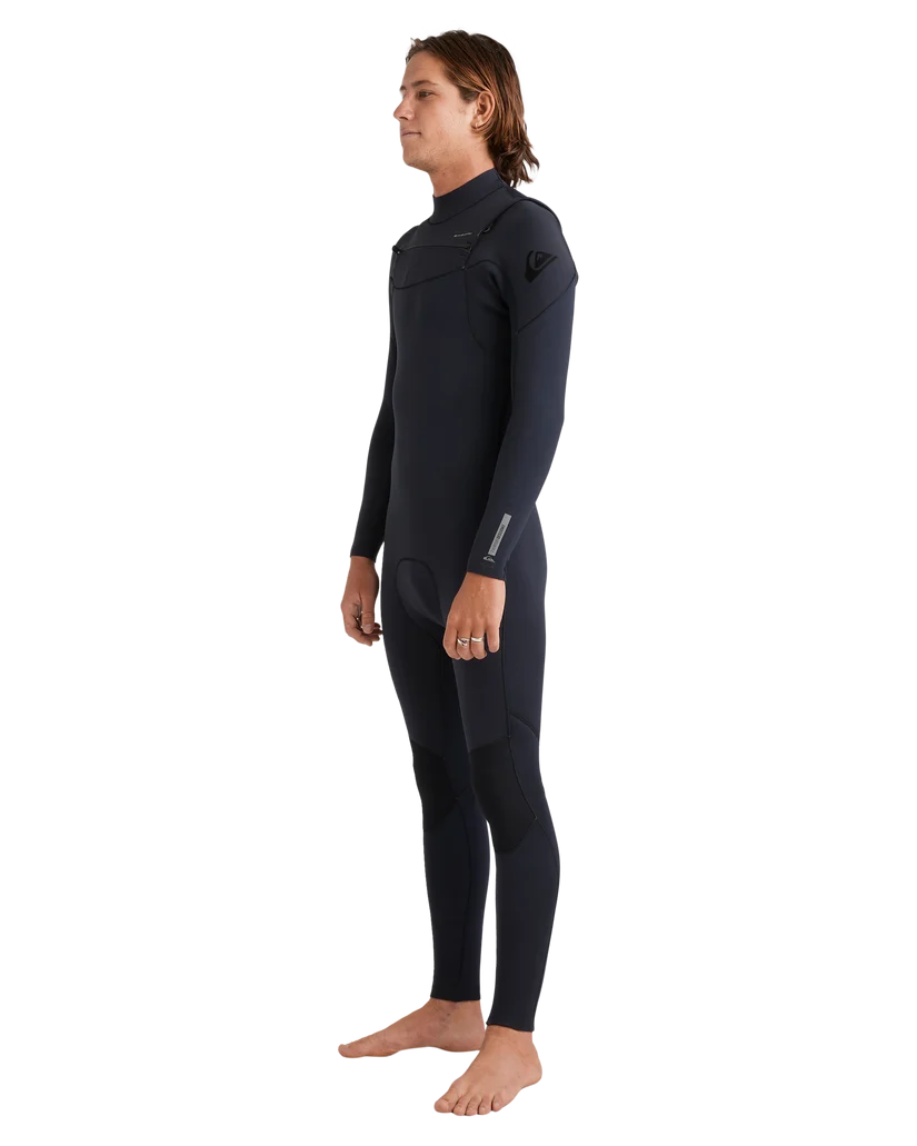 Quiksilver Everyday Sessions 3/2mm Chest Zip Wetsuit Black – Side View