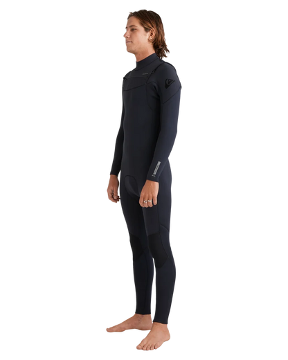 Quiksilver Everyday Sessions 3/2mm Chest Zip Wetsuit Black – Side View