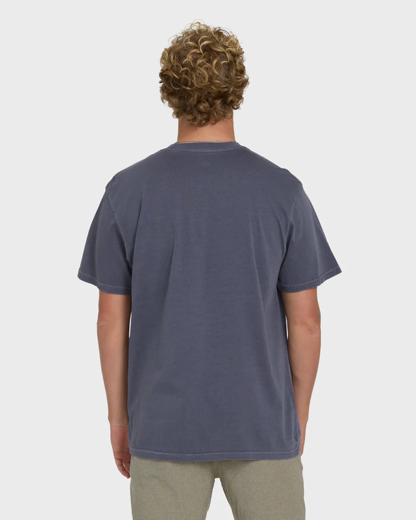 Billabong Men's Essential Wave Washed Premium Short Sleeve Pocket Tee Graystone