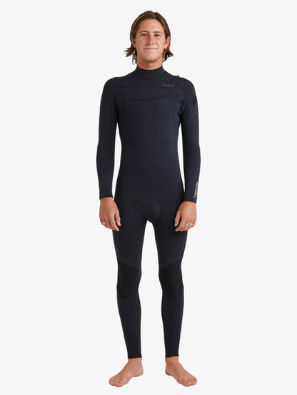 Men's Quiksilver Everyday Sessions Chest Zip 3/2MM Wetsuit Black