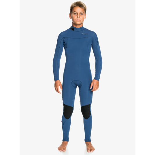 QUIKSILVER BOYS EVERYDAY SESSIONS 4/3MM BACK ZIP WETSUIT