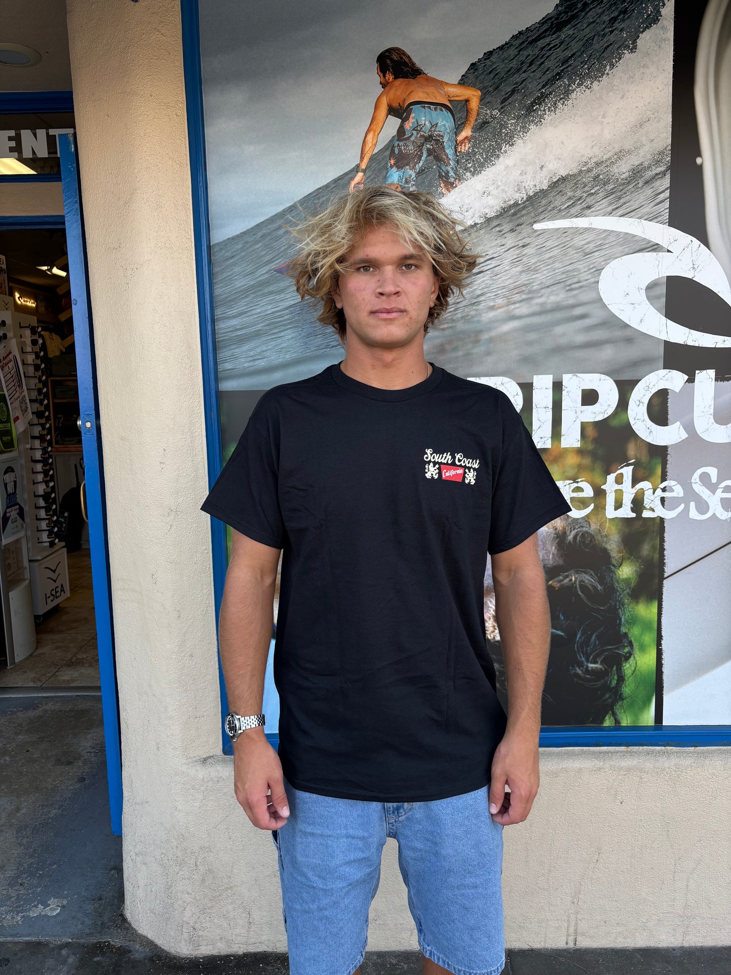 South Coast Mens Original tee Black
