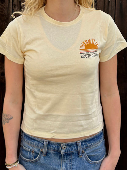 South Coast Ladies Wanderlust Tee Yellow