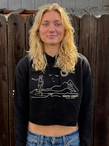 South Coast Ladies Surf Country Hoodie Black
