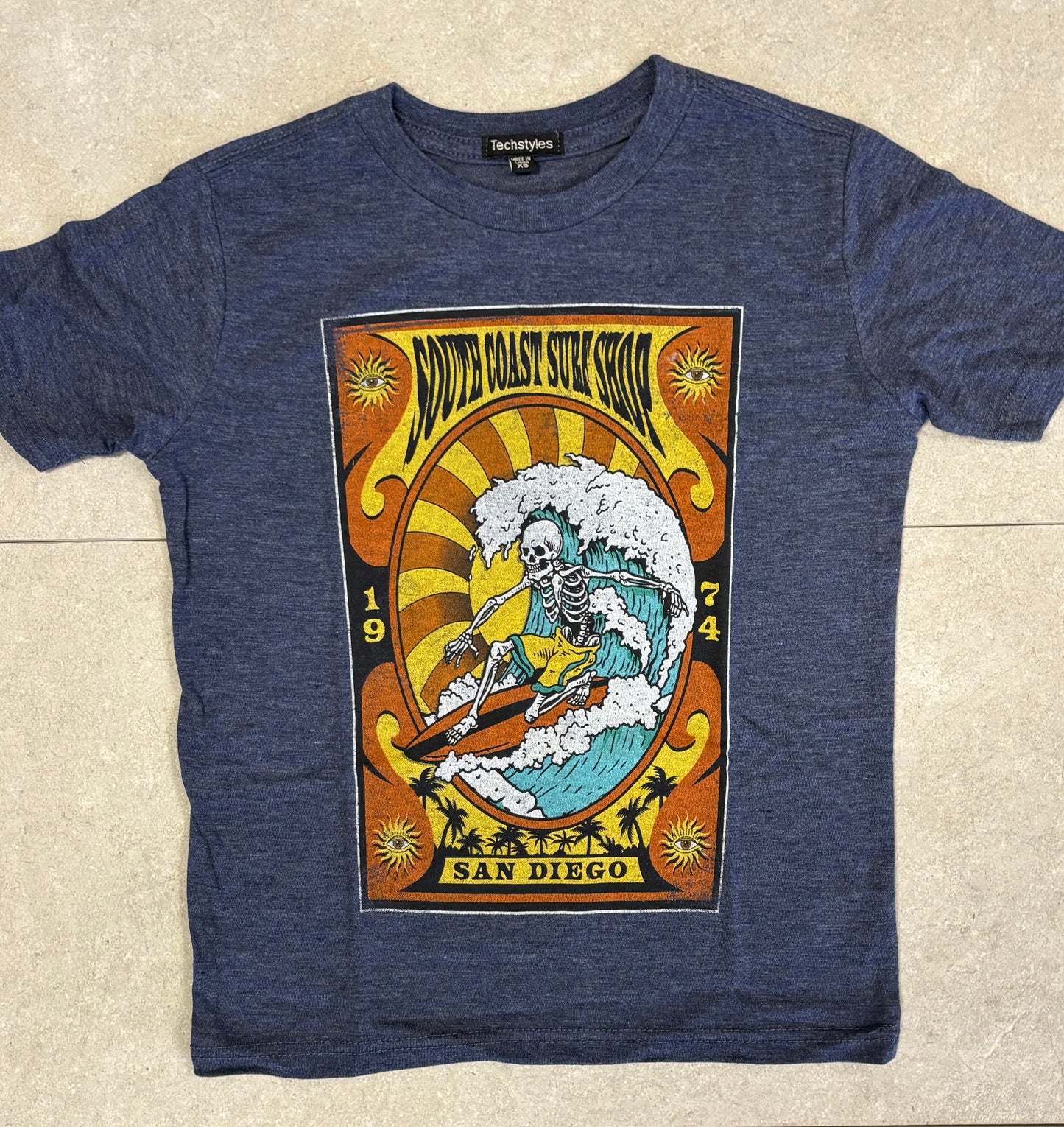 South Coast Youth Undead Tee Navy