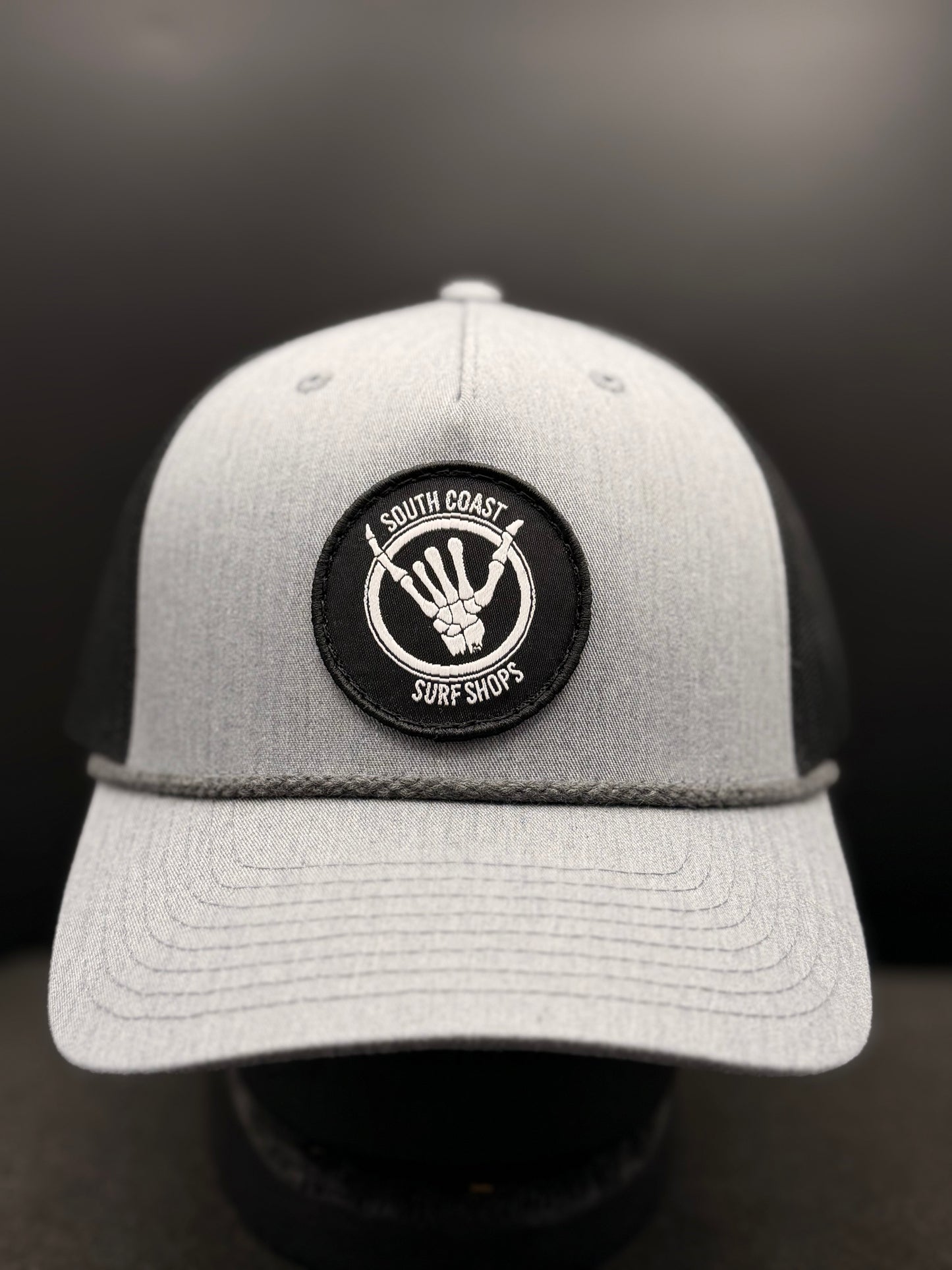 South Coast Adult Shaka Bones Hat Heathered Black