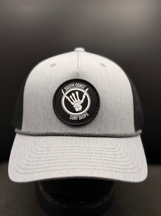 South Coast Adult Shaka Bones Hat Heathered Black