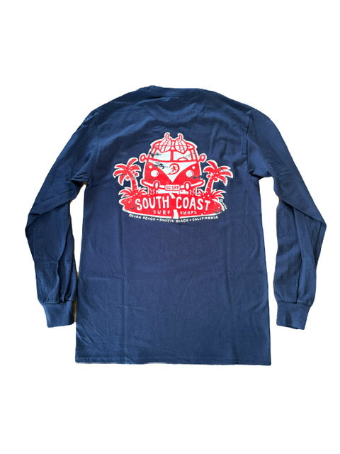 South Coast Mens Road Trip Longsleeve Tee
