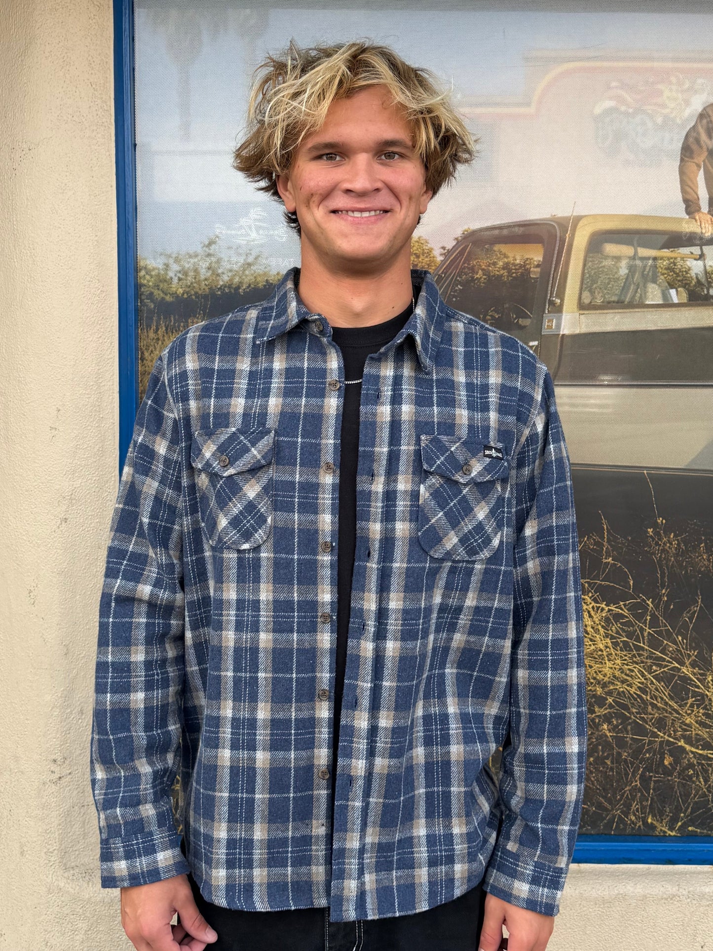 South Coast Pacific Flannel Blue