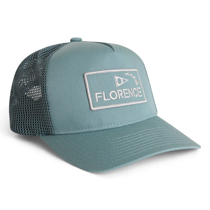 Florence Marine X Island Trucker Hat Sea Blue