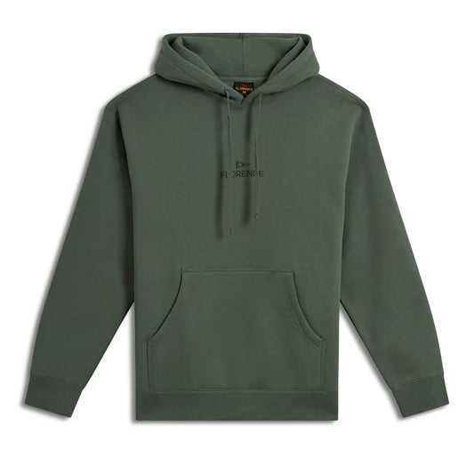 Florence Marine X Embroidered Hoodie Dark Sage