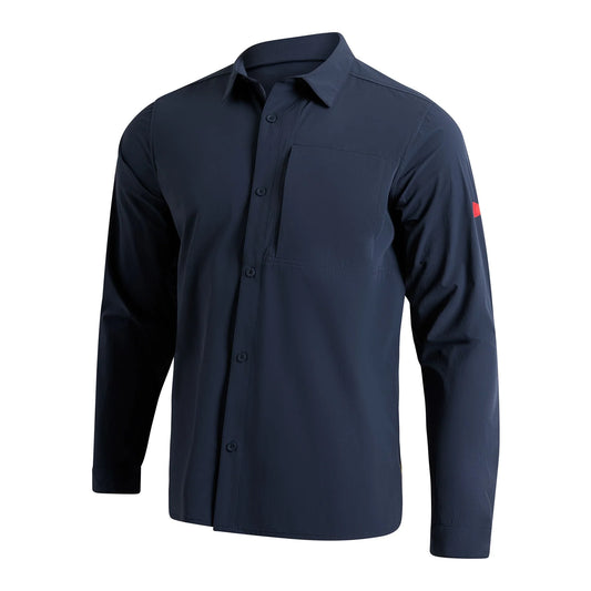 Florence Marine X Airtex Expedition Long Sleeve Shirt Navy