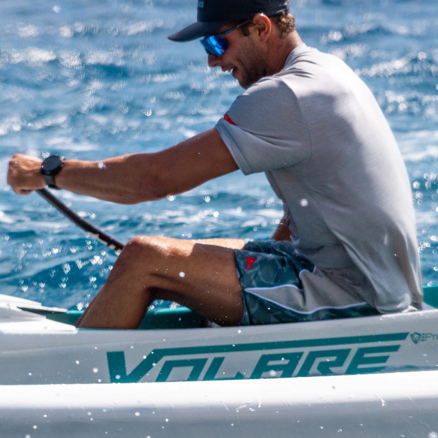 Florence Marine X Airtex Short Sleeve Shirt Light Heather Grey