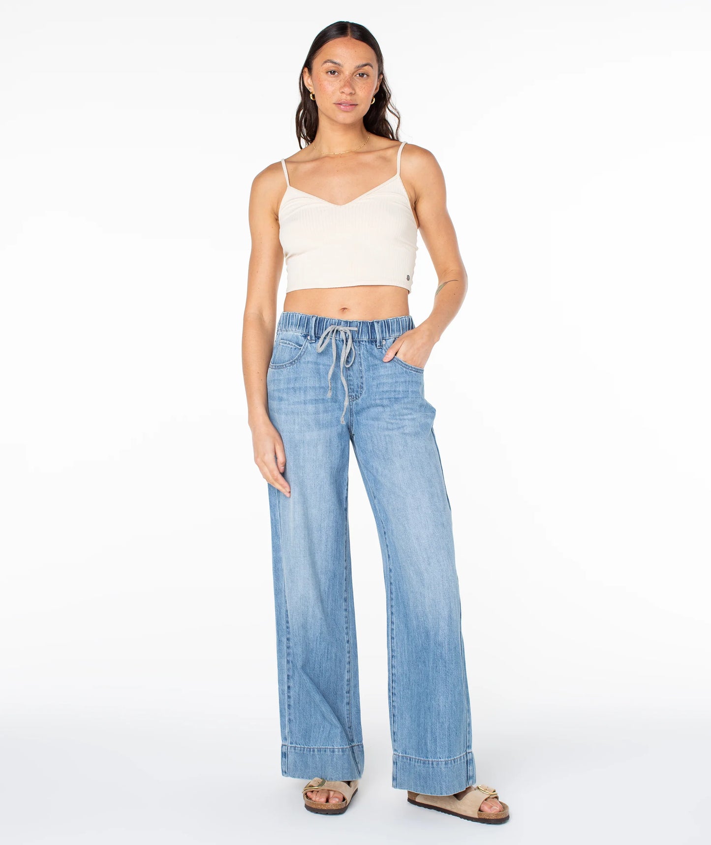 Roxy Women's Finley Pier Pressure Solid Pant