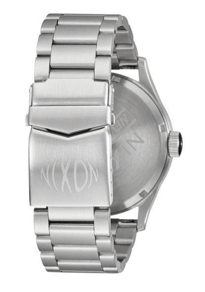 Nixon Sentry Stainless Steel Watch Fisheye / Silver / Polar Blue