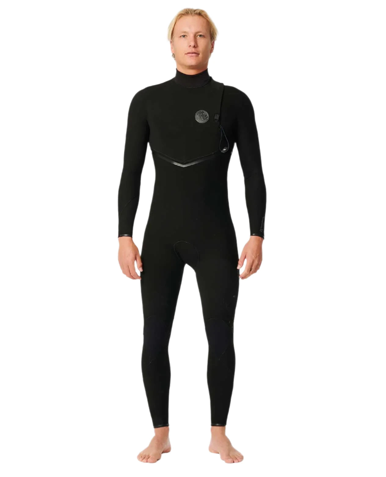 Rip Curl Flashbomb 3/2 Zip Free Performance Zip-Free Steamer — full deck view